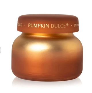 8 oz Pumpkin Dulce petite candle with pumpkin, sugar, and spice fragrance