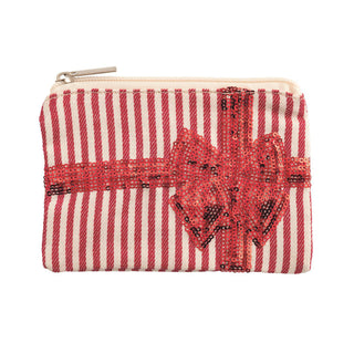 “Canvas zipper pouch with shimmering sequin exterior”

“Glittering sequin makeup pouch with zipper closure”

“Small canvas clutch with sparkling sequin design”

“Festive sequin zip pouch for accessories or cosmetics”