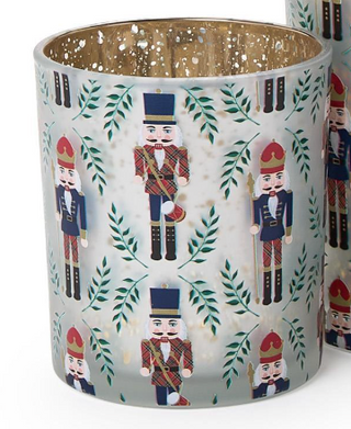 Set of 3 Nutcracker Tealight Candleholders in Small, Medium and Large