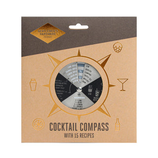 Gentlemen’s Hardware Cocktail Compass with 15 recipes

Stainless steel cocktail recipe wheel for mixology lovers

Gentlemen’s Hardware mixology guide compass gift set

Cocktail Compass recipe wheel in gift packaging

Bartender’s cocktail recipe guide tool by Gentlemen’s Hardware