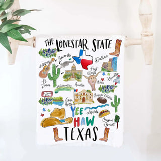 State Of Texas Tea Towel