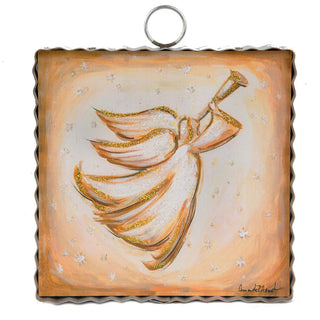 Mini Art Heralding Angel Round Top