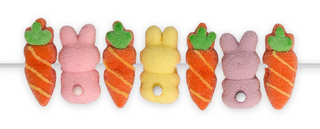 Bunnies and Carrots Marshmallow Candy Kabob