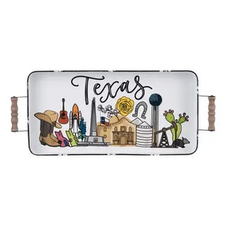 State Of Texas Landmark Tray