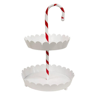 Candy Cane Tiered Tray