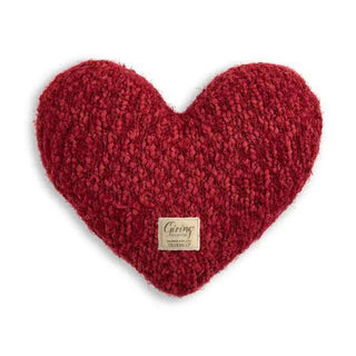 The Giving Heart weighted heart-shaped pillow from the Giving Collection