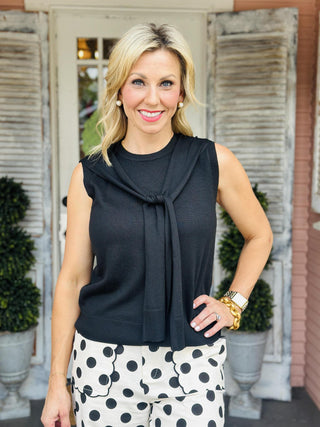Lacey Black Top