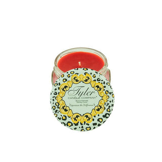 “Red Tyler Candle Company A Christmas Tradition jar candle top view”

“Tyler Candle A Christmas Tradition holiday candle in glass jar”

“Christmas Tradition red two-wick candle by Tyler Candle Company”

“Holiday spice scented candle with orange and clove by Tyler Candle Company”