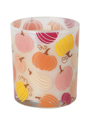 Sweet Grace Pumpkin Decal Candle