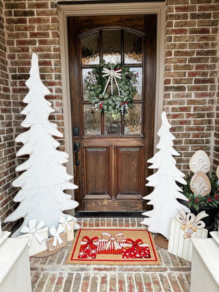 Winter White Tree Round Top