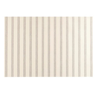 Brown Ticking Paper Placemats