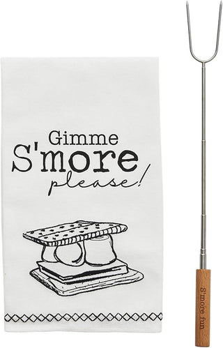 S'more Fun Roasting Stick & Towel Set