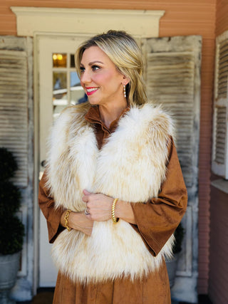 Langley Faux Fur Vest