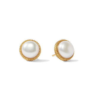 Fleur-de-Lis Pearl Studs Julie Vos