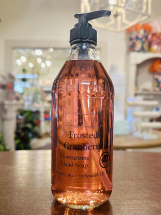 Simplified Frosted Cranberry 5-piece bath and body gift set

Simplified Frosted Cranberry lotion and hand soap set

Frosted Cranberry candle and body care products by Simplified

Simplified Frosted Cranberry body polish, wash, and lotion

Holiday Frosted Cranberry scented body care collection