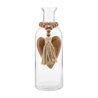 Heart Bead Bud Vase