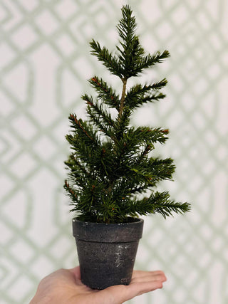 12 Inch Balsam Faux Pine Tree