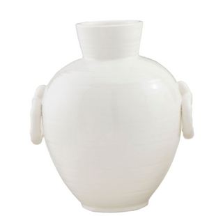 White Bamboo Vase