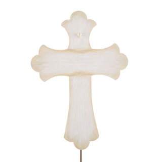 Round Top White Cross Door Display