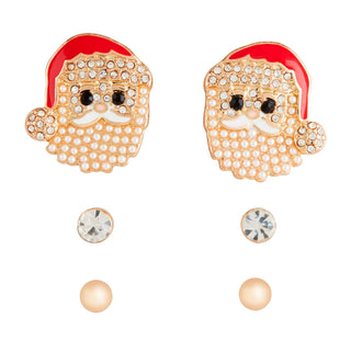 Santa Earring Set