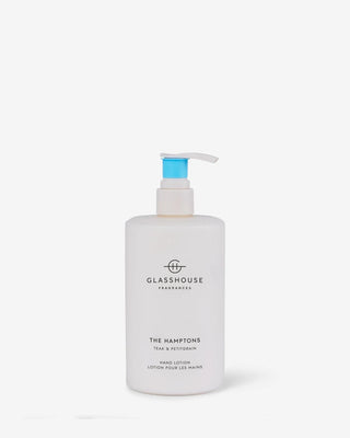 Luxury Glasshouse The Hamptons fragrance candle styled in modern home