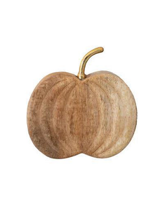 Natural Wood Pumpkin Gold