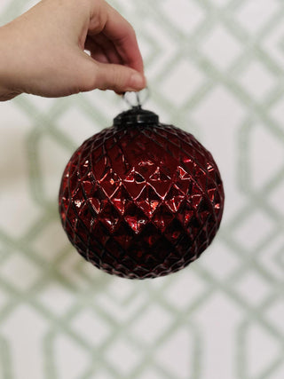 Red Glass Ornament