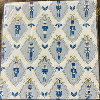 Christmas cocktail napkin collection with assorted holiday designs

Festive holiday napkin assortment featuring trees, bows, and nutcrackers

Set of Christmas-themed cocktail napkins in display stand

Colorful Christmas napkins with traditional and whimsical prints

Holiday napkin set for entertaining, gifting, and parties