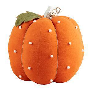 Orange Dotted Stuffed Pumpkin