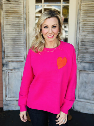 Abigail Heart Sweater