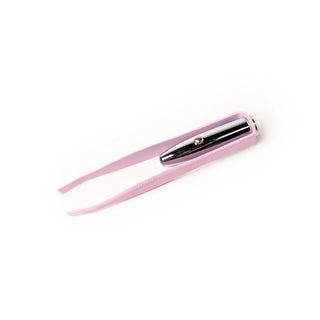 Light Up Tweezers with LED light for precision grooming

LED precision tweezers with push button on/off and pastel finish

Illuminated tweezers for accurate eyebrow and facial hair removal

Precision grip light up tweezers with built-in LED beam