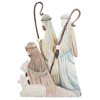 Hand-painted Nativity Set with shepherds and three kings by Round Top

Round Top Nativity Set featuring Holy Family, shepherds, and wise men

Christmas Nativity easel décor set with intricate hand-painted details