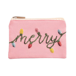 “Canvas zipper pouch with shimmering sequin exterior”

“Glittering sequin makeup pouch with zipper closure”

“Small canvas clutch with sparkling sequin design”

“Festive sequin zip pouch for accessories or cosmetics”