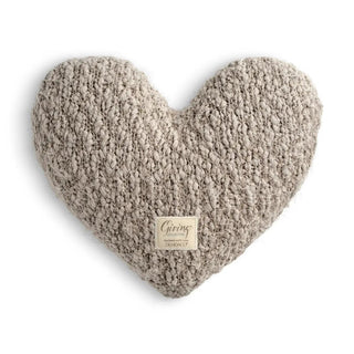 The Giving Heart weighted heart-shaped pillow from the Giving Collection