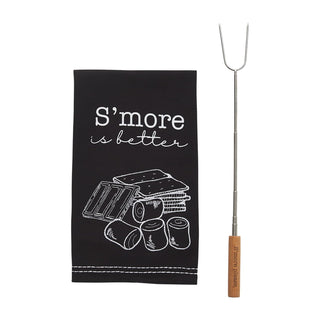 S'more Please Roasting Stick & Towel Set