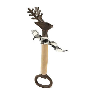 Black Check Deer Bottle Opener