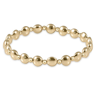 enewton Classic Grateful Pattern Bead Bracelet - Gold