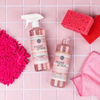 Sweet Grace multi-surface cleaner spray bottle

Bridgewater Sweet Grace cleaner in 15.2 oz spray

All-purpose cleaner in Sweet Grace fragrance

Non-toxic Sweet Grace cleaning spray with floral scent