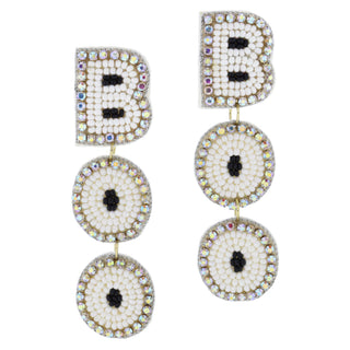 Jane Marie Stacked Boo Earrings