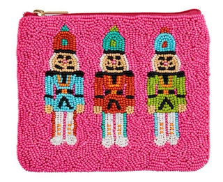 Nutcracker Beaded Coin Purse