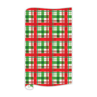 Red and green plaid holiday wrapping paper roll by RosanneBECK

Festive Christmas plaid gift wrap in red, green, and white pattern

Holiday wrapping paper roll with classic red and green check design

RosanneBECK Christmas plaid gift wrap roll 30x8 feet

Traditional red and green plaid gift wrapping paper for the holidays