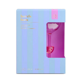 Set of 2 lilac pink Bodie Riviera outdoor glasses with pointed stake bases