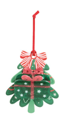 Set of festive acrylic holiday claw clips on Christmas tree display cards

Holiday hair claw clips featuring Santa, gift, Christmas tree, and snowman designs

Assorted Christmas-themed acrylic claw clips with candy cane bow accents