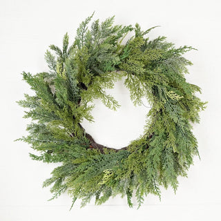 Twig Wreath-Soft Touch Mix Green Mountain Cedar