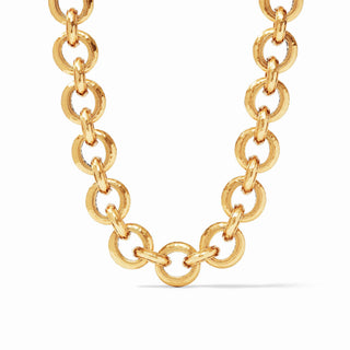 Cannes Link Necklace by Julie Vos

24K gold plated link chain necklace

Julie Vos gold link statement necklace

Hammered gold chain necklace with toggle clasp

Elegant 21-inch gold link necklace by Julie Vos