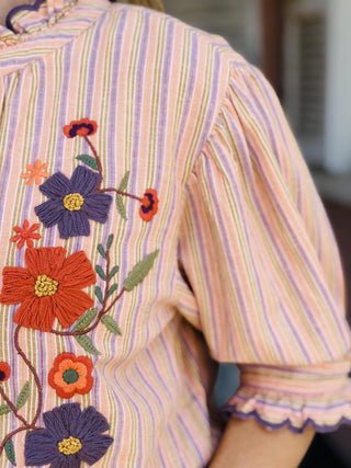 Ivy Jane Clara Embroidered Top
