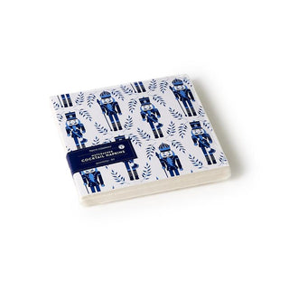 Blue Nutcracker Paper Cocktail Napkins