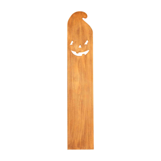 Wooden Jack O Lantern Porch Sitter