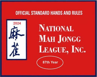 Official Standard Hands and Rules Mahjong 2024 Card