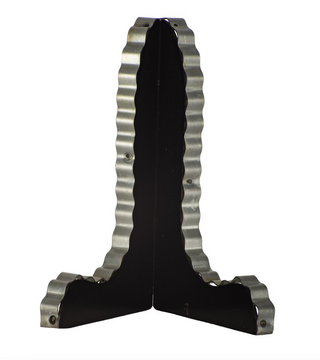 Round Top Mini Black & Galvanized Easel